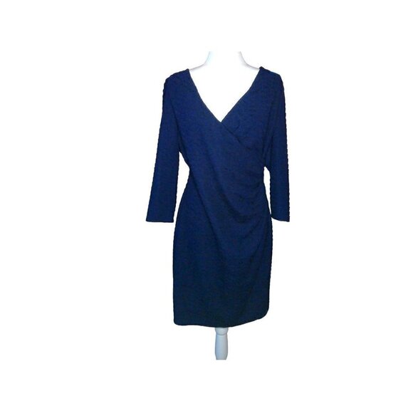 American Living Women's Long sleeve Dark Navy size 16 Dress - Picture 13 of 13